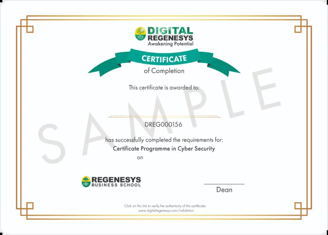 Cyber Security Certificate